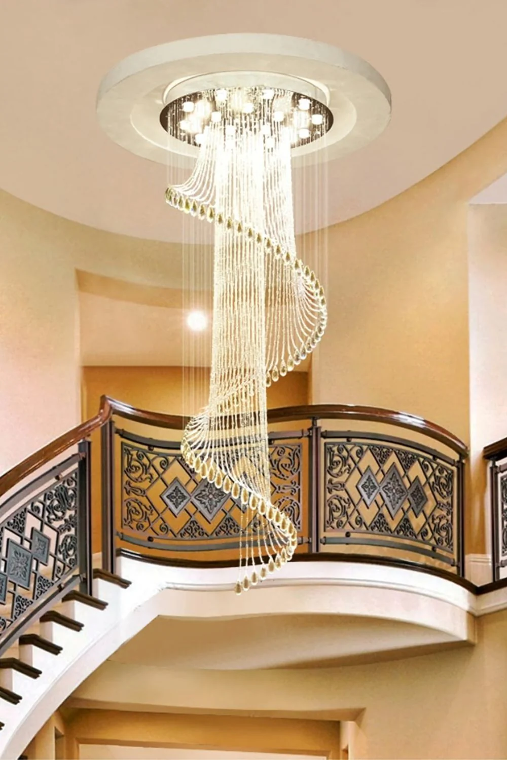 Spiral Crystal Chandelier - Image 3