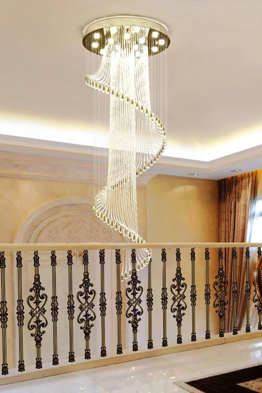 Spiral Crystal Chandelier - Image 8