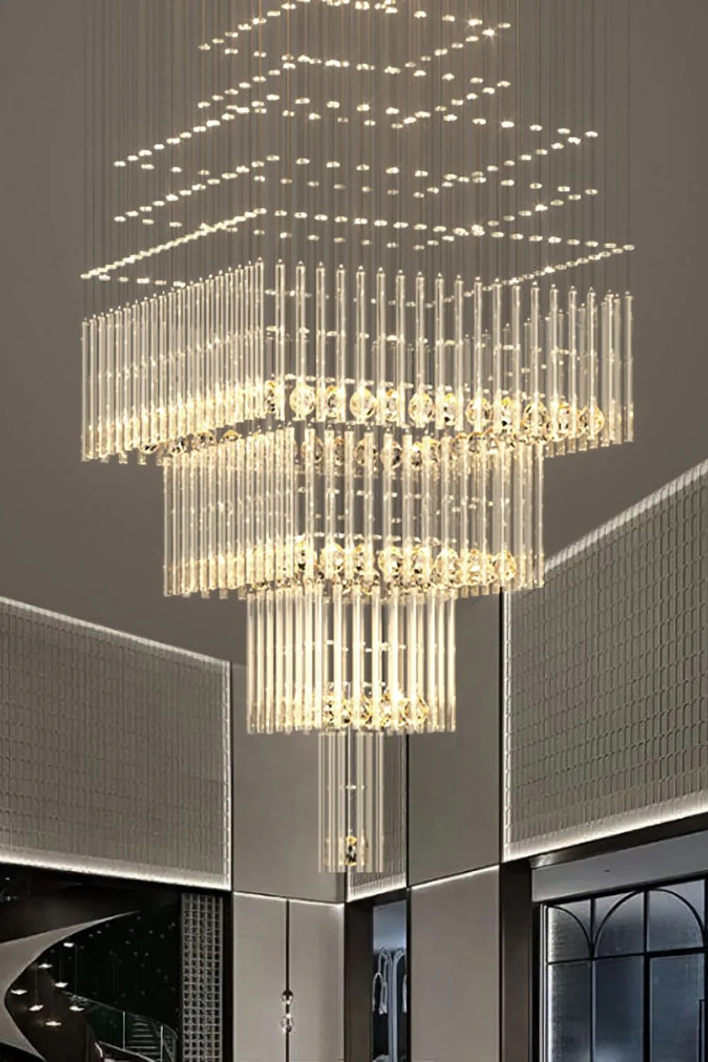 Square Crystal Chandelier - Image 14