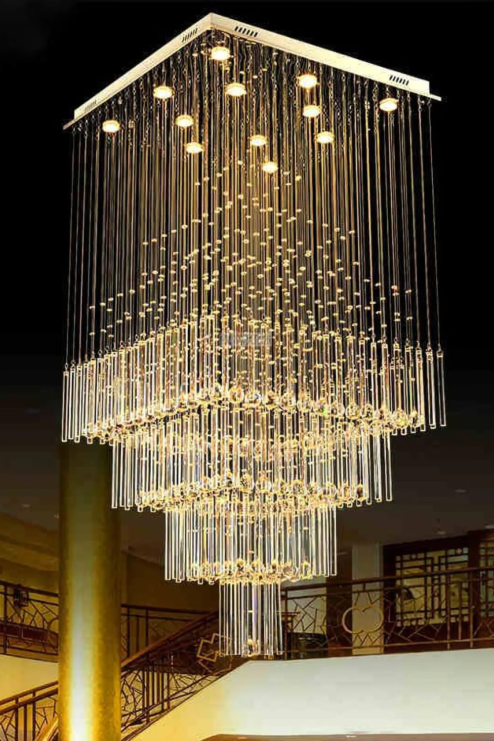 Square Crystal Chandelier - Image 15