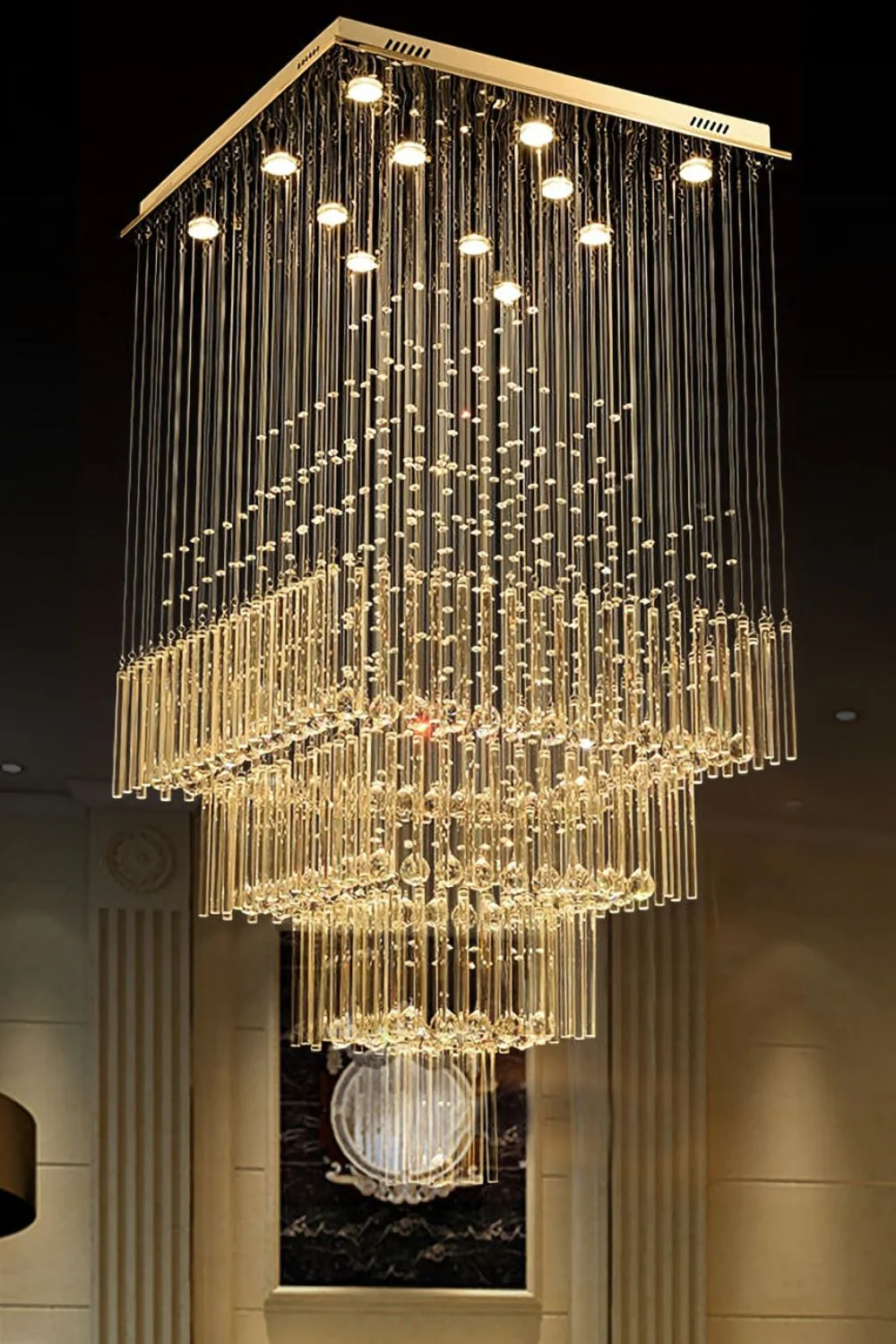Square Crystal Chandelier - Image 19