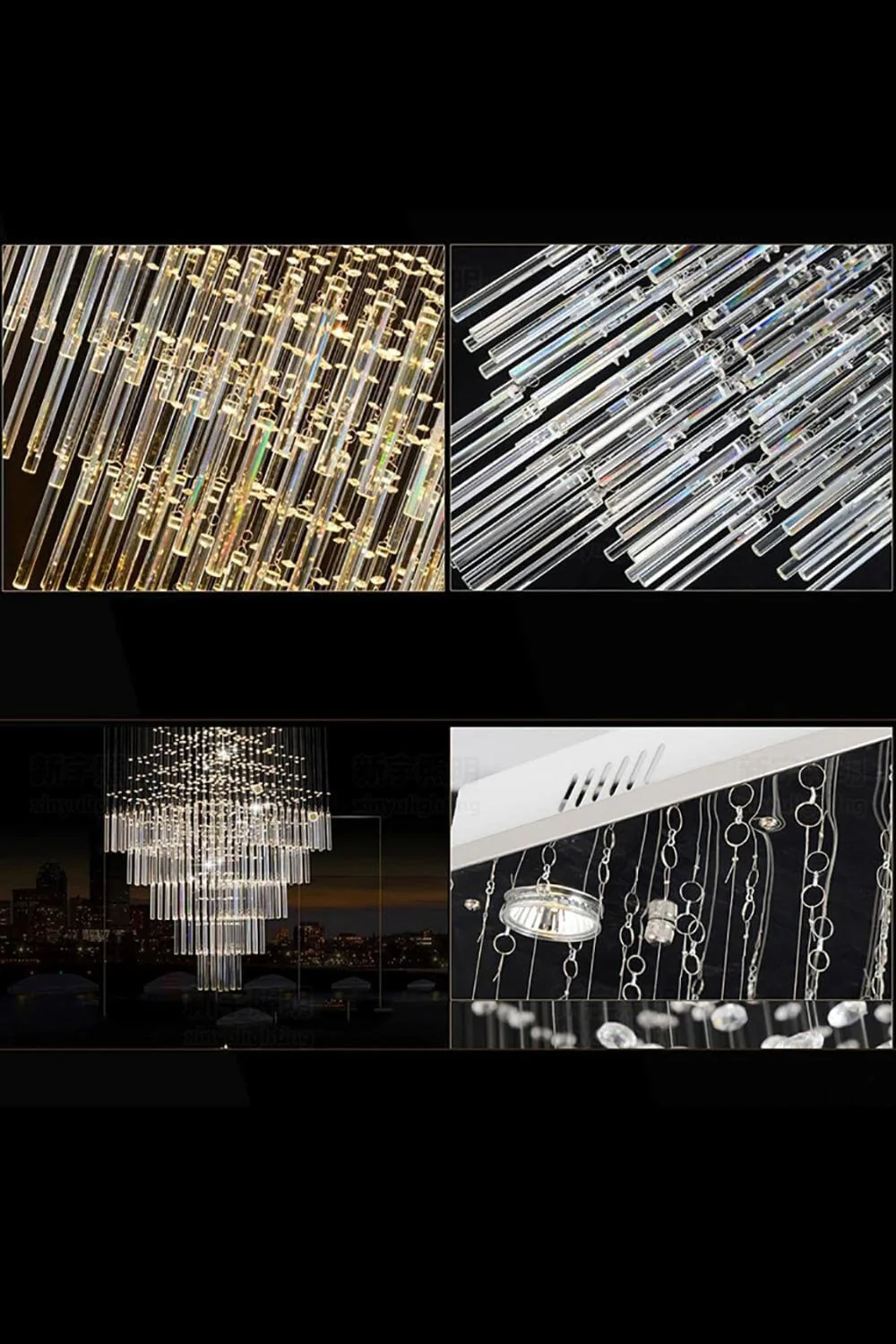 Square Crystal Chandelier - Image 24