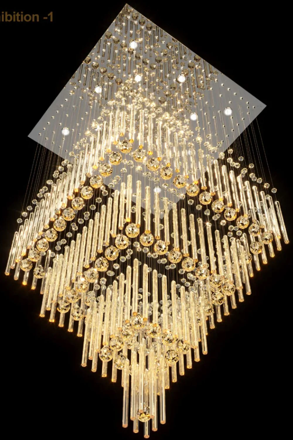 Square Crystal Chandelier - Image 25