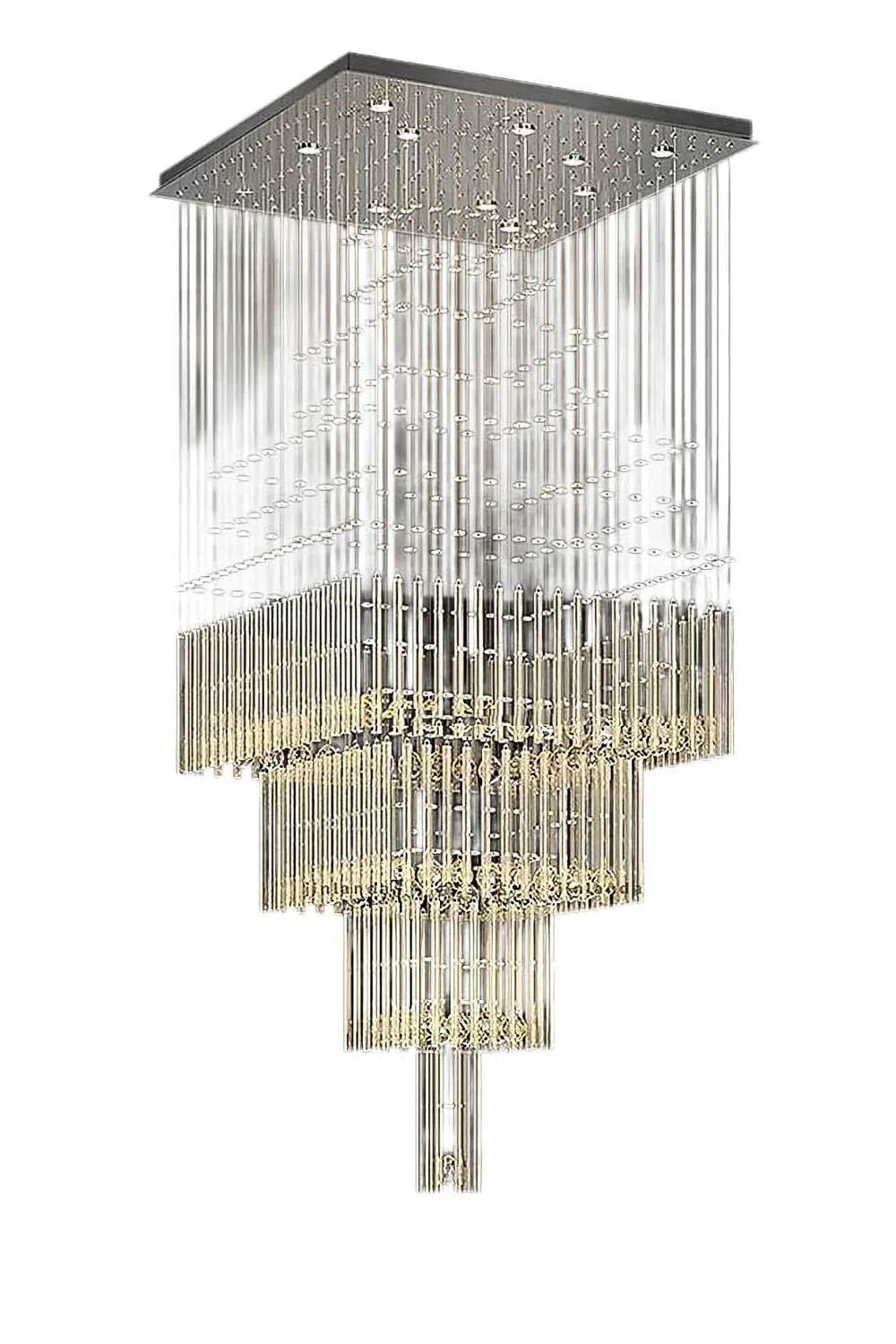 Square Crystal Chandelier - Image 28