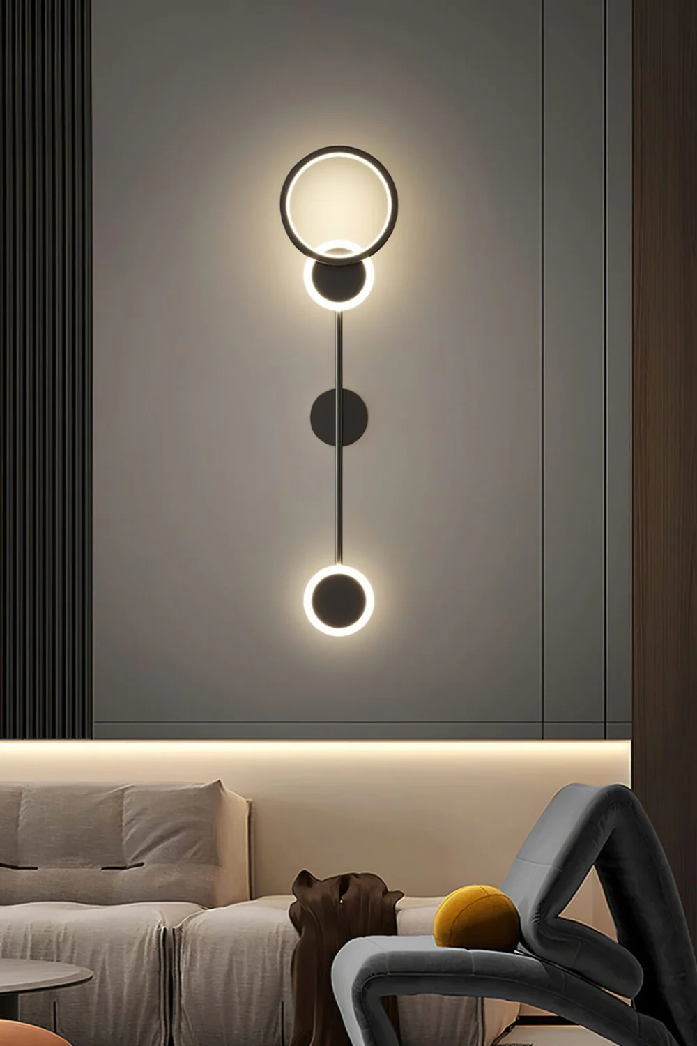 Brass Susan Trio Wall Lamp - Image 6