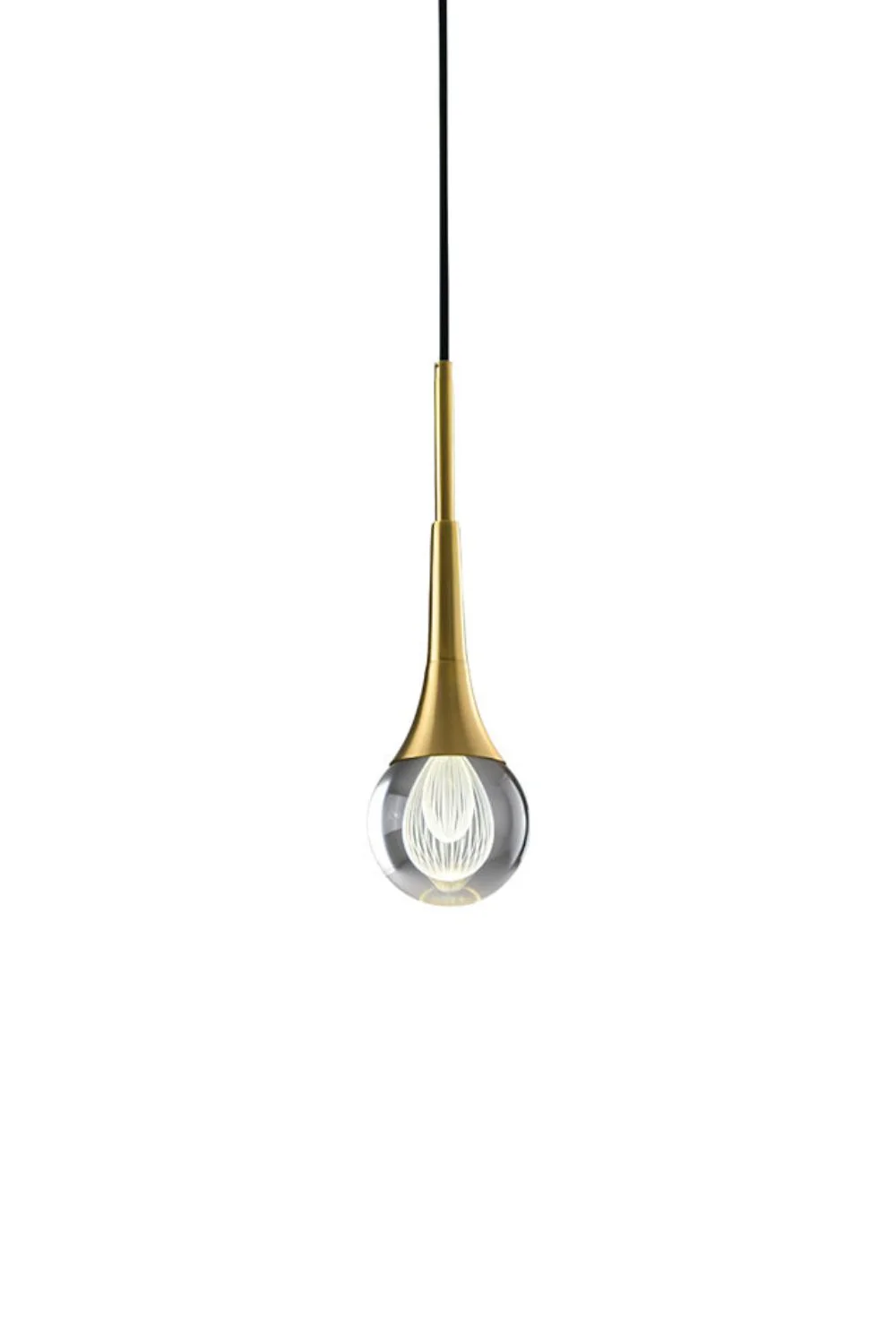 Teardrop Crystal Pendant Light