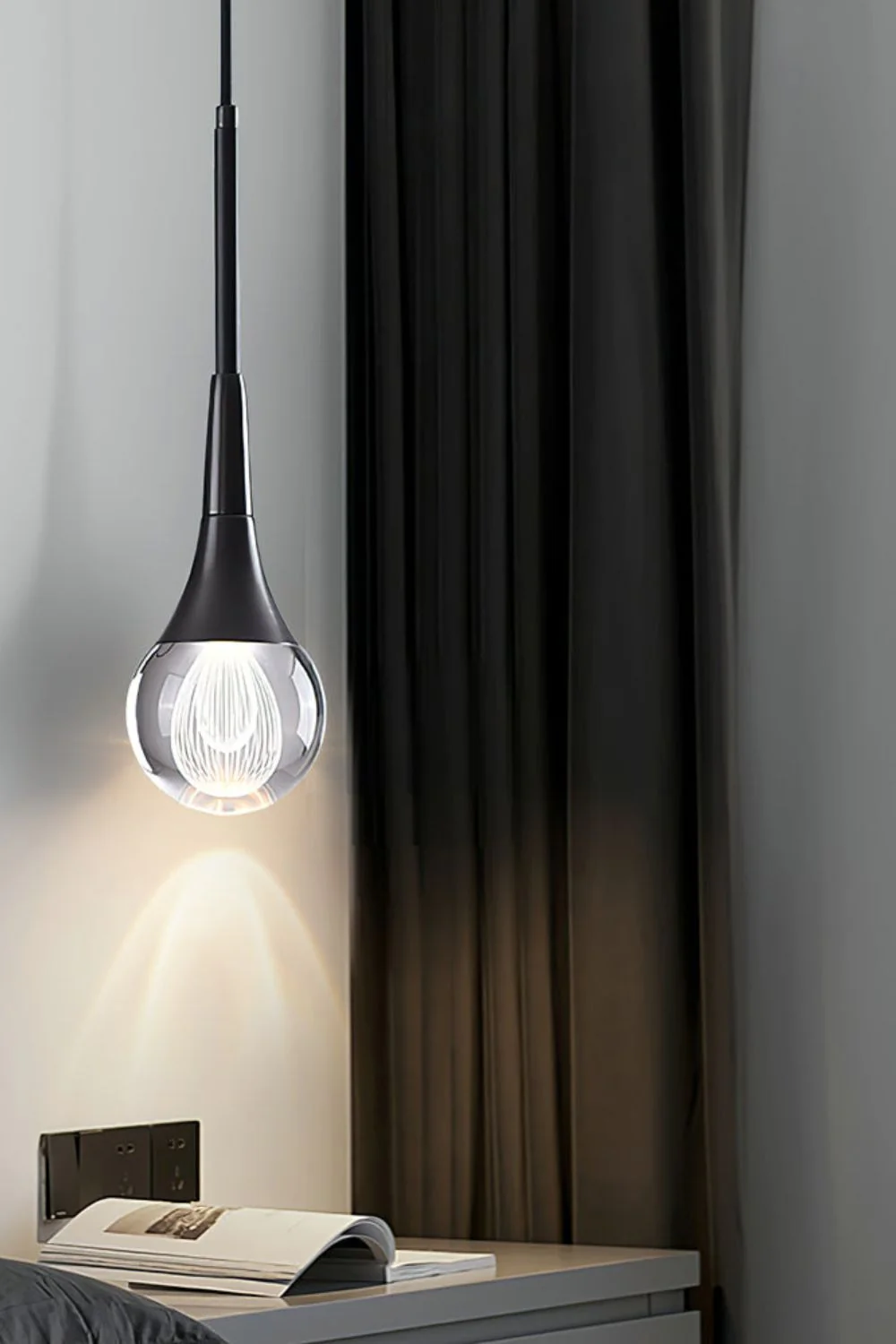 Teardrop Crystal Pendant Light - Image 4