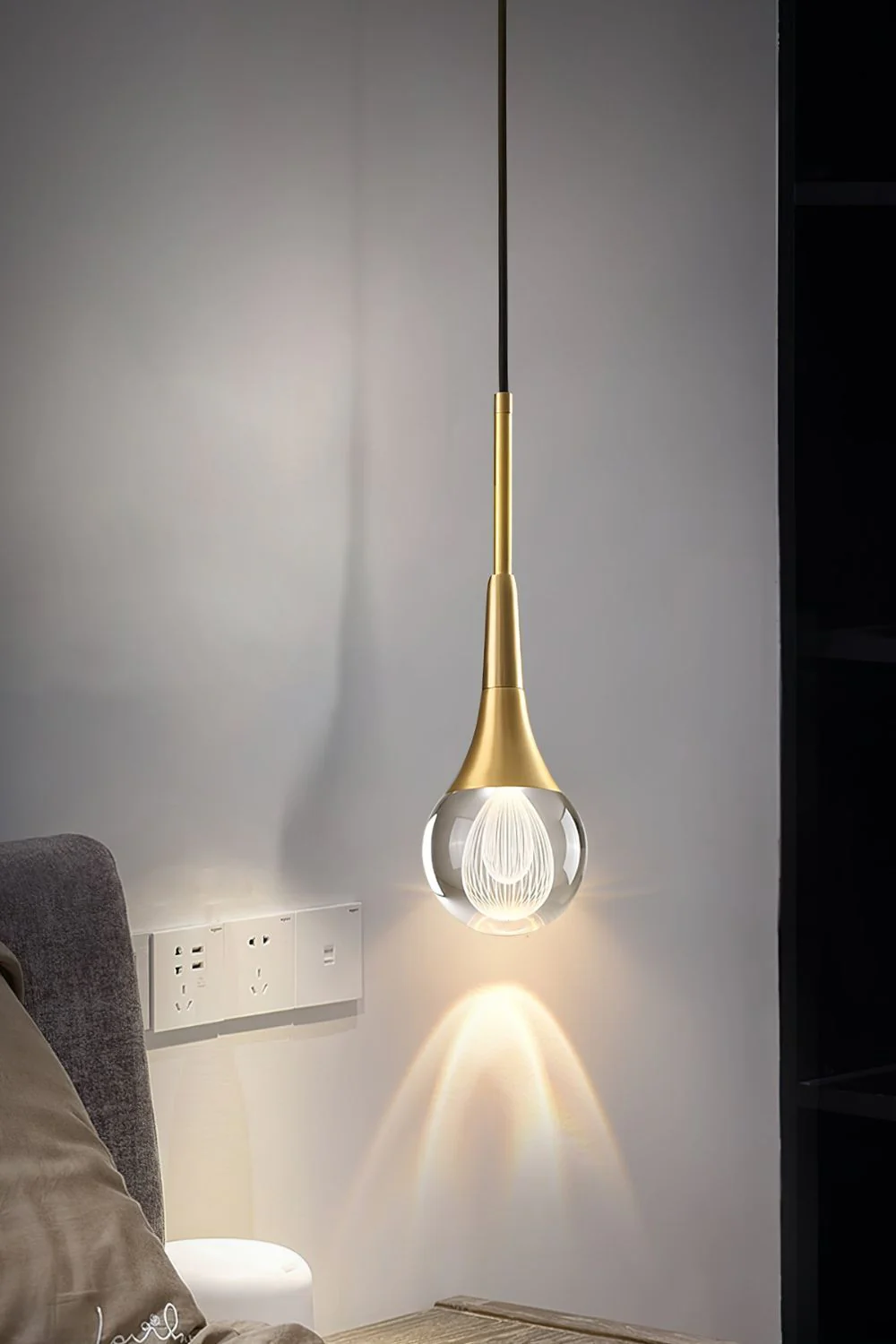 Teardrop Crystal Pendant Light - Image 9