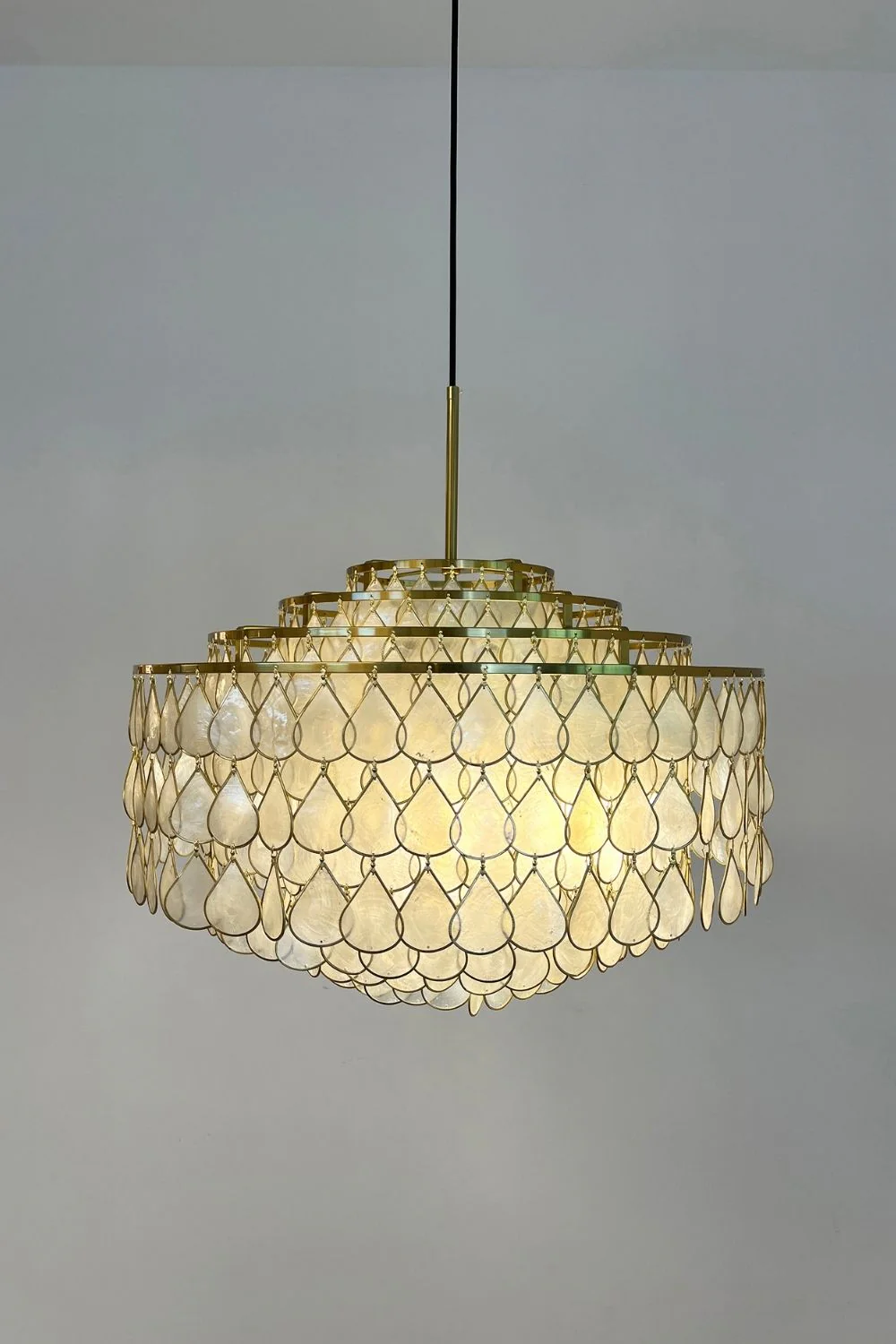 Teardrops Capiz Chandelier - Image 18