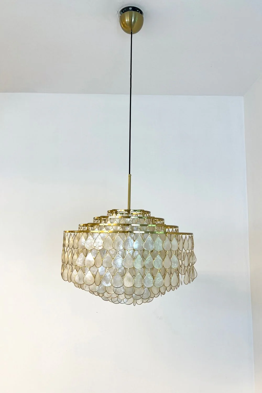 Teardrops Capiz Chandelier - Image 23