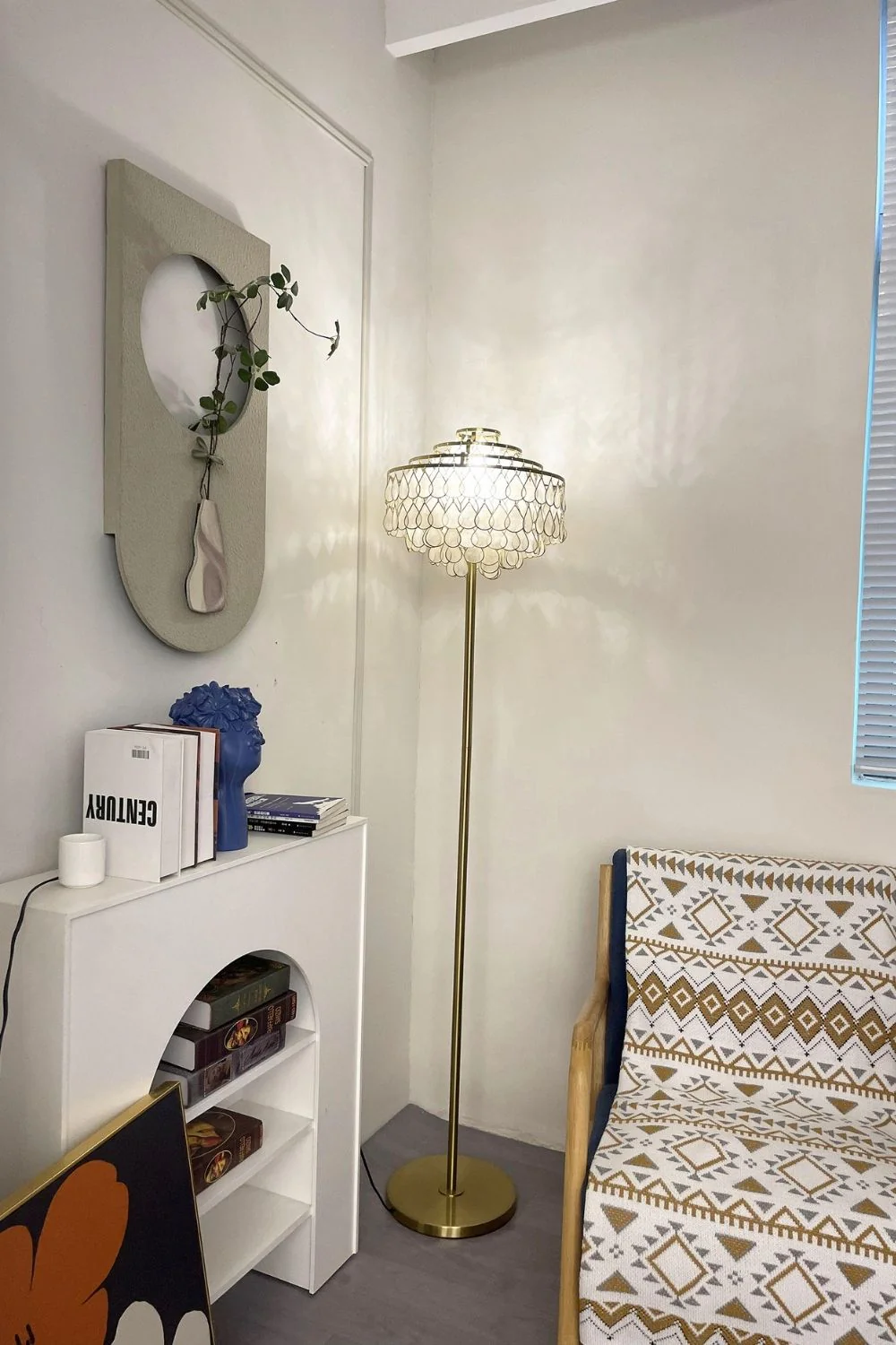 Teardrops Capiz Floor Lamp - Image 6