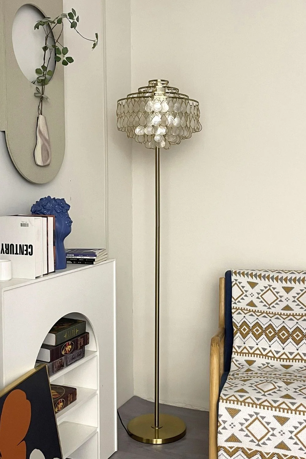 Teardrops Capiz Floor Lamp - Image 8