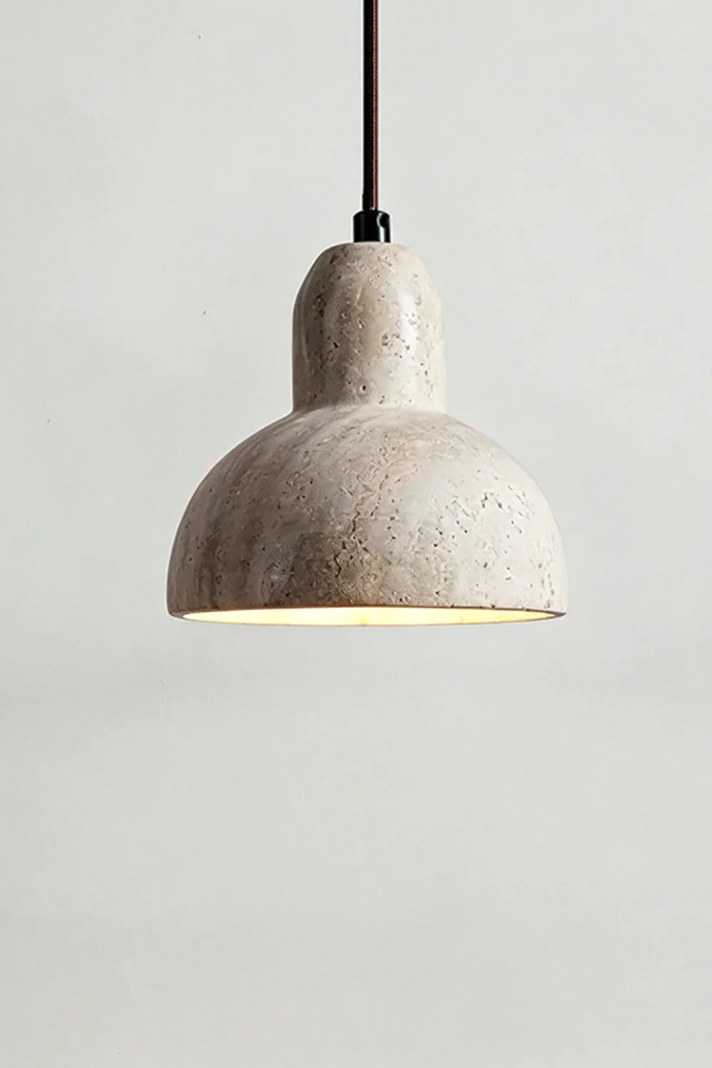 Tectonic Vein Travertine Pendant Light - Image 11