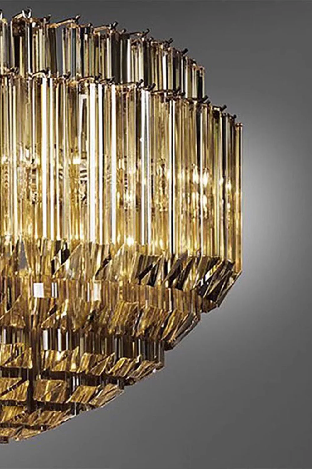 Three-sided Glass Chandelier - Image 3