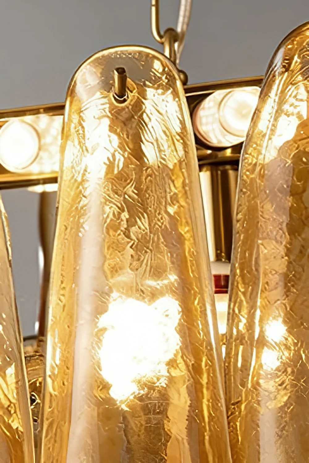 Tiered Amber Lily Chandelier - Image 11