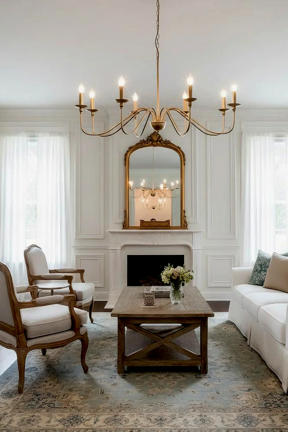 Timeless Gold Candle Chandelier - Image 2