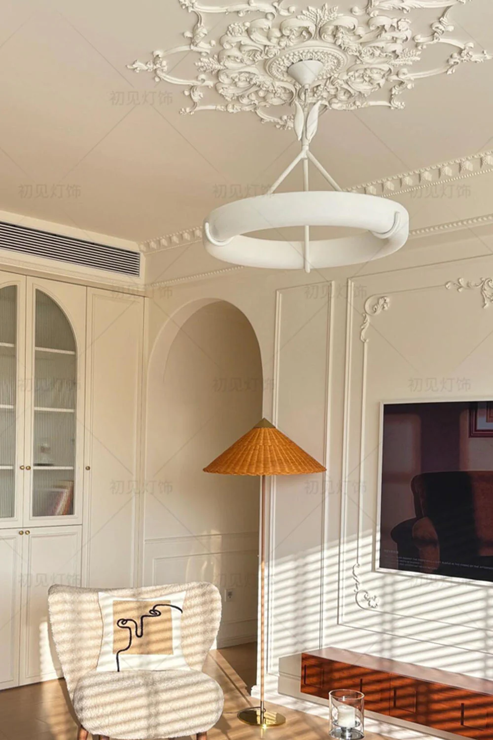 Tinsley Plaster Chandelier - Image 9