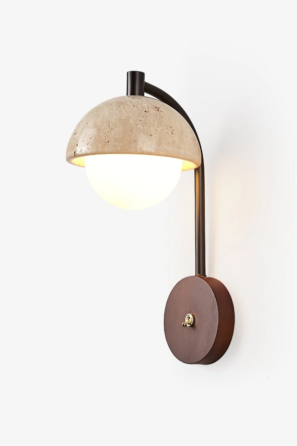 Travertine Arc Wall Light - Image 18