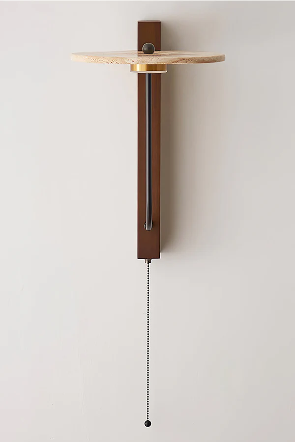 Travertine Disc Arm Wall Lamp - Image 23