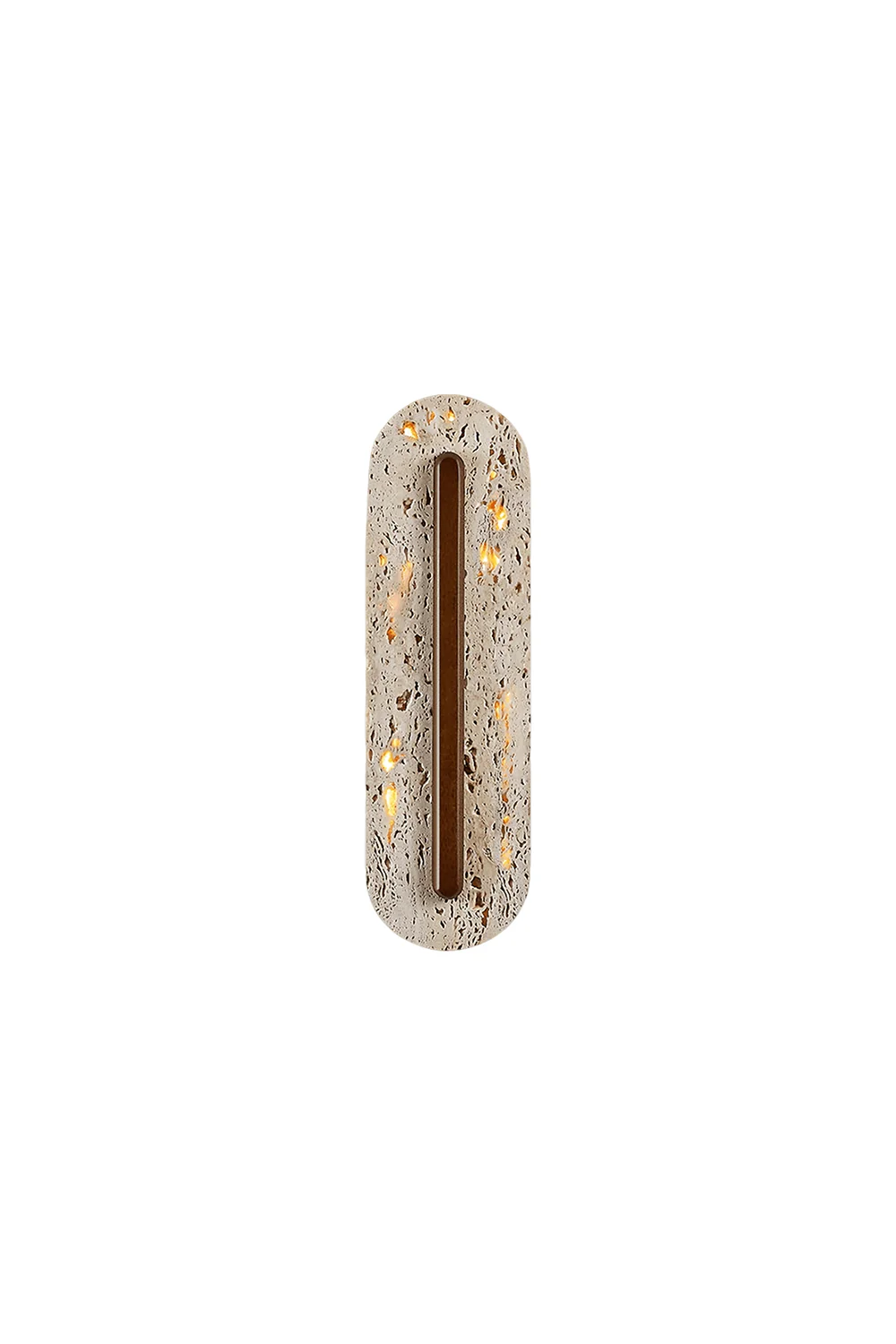 Travertine Slab Wall Sconce