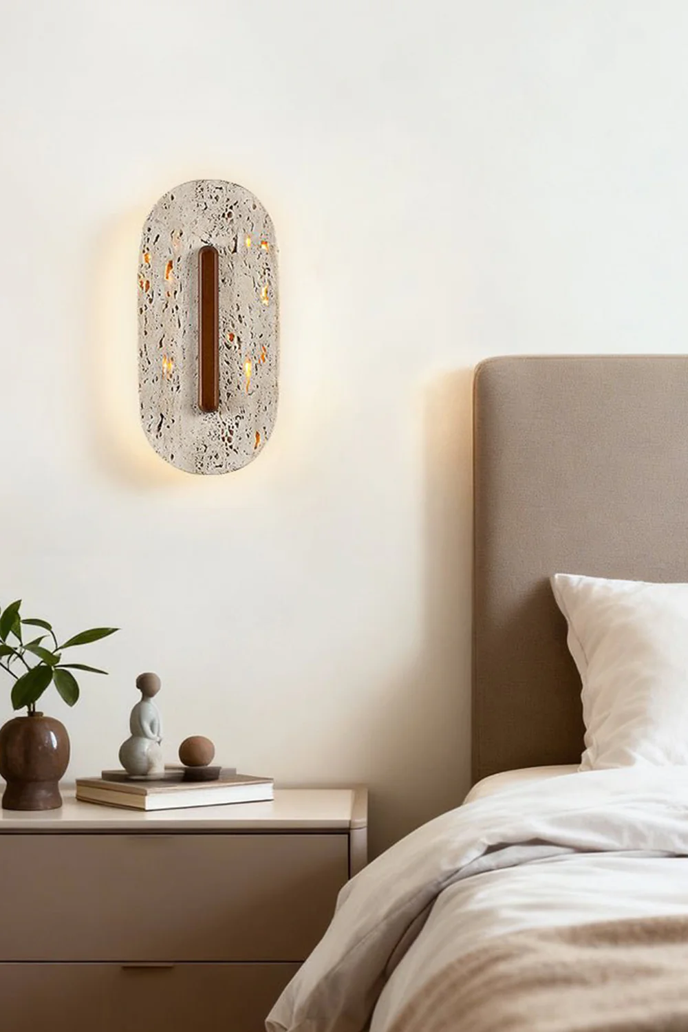Travertine Slab Wall Sconce - Image 5