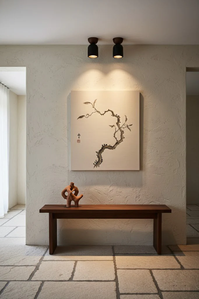 Travertine Stone Ceiling Light - Image 7