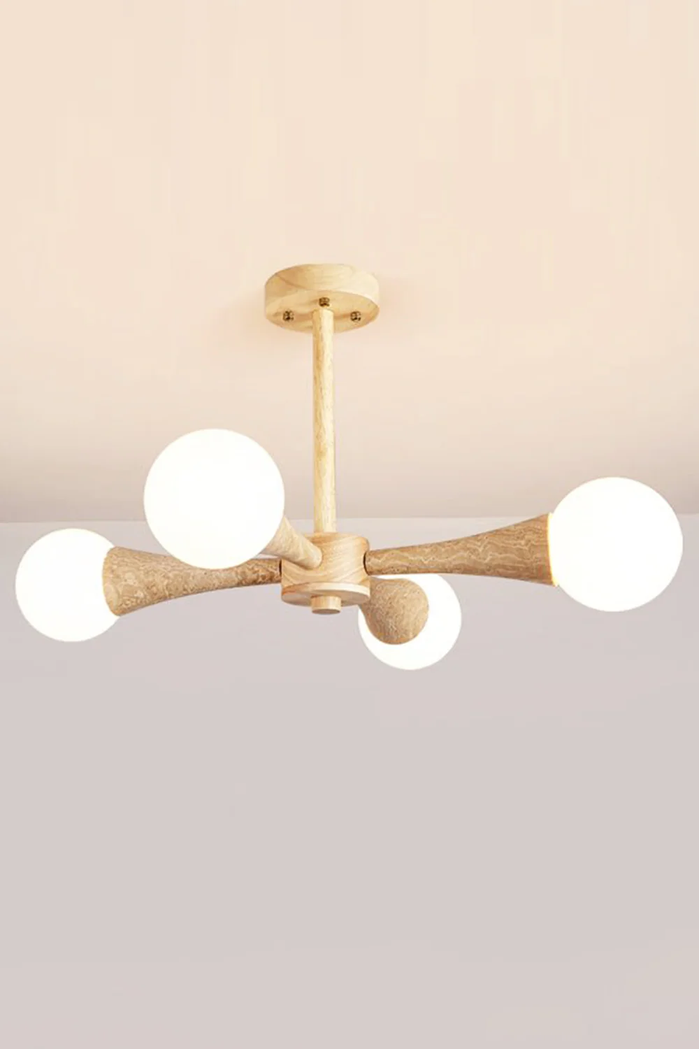 Travertine Tree-Arm Chandelier - Image 12