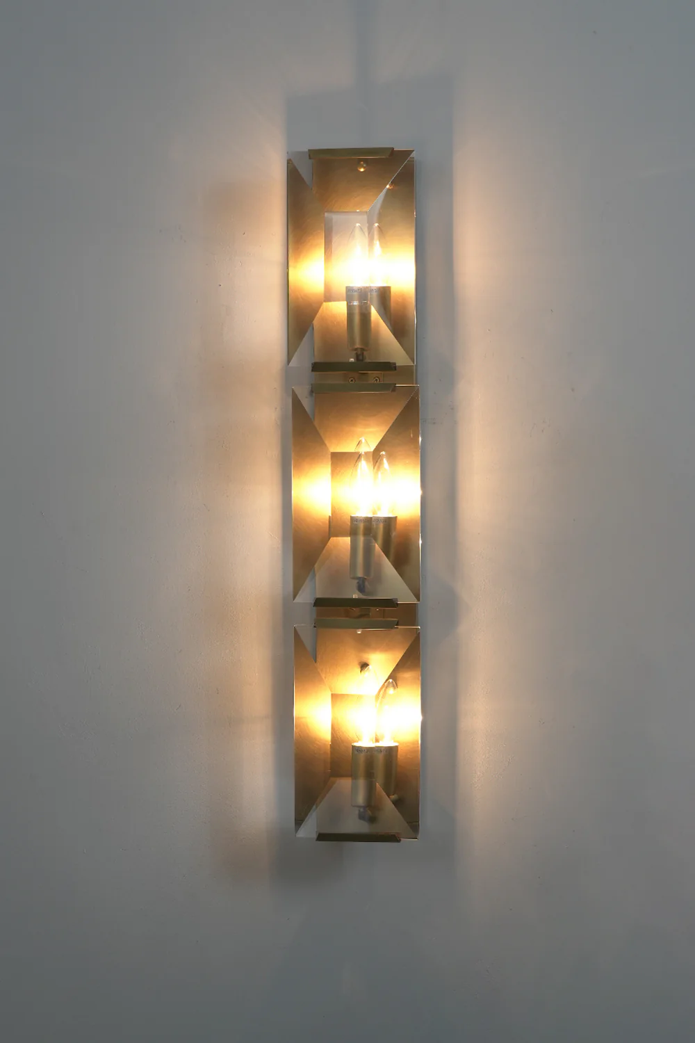 Triple Sparkling Faceted Wall Light - Image 14