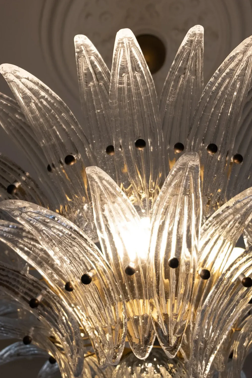 Two-Tier Art Palmette Chandelier - Image 14