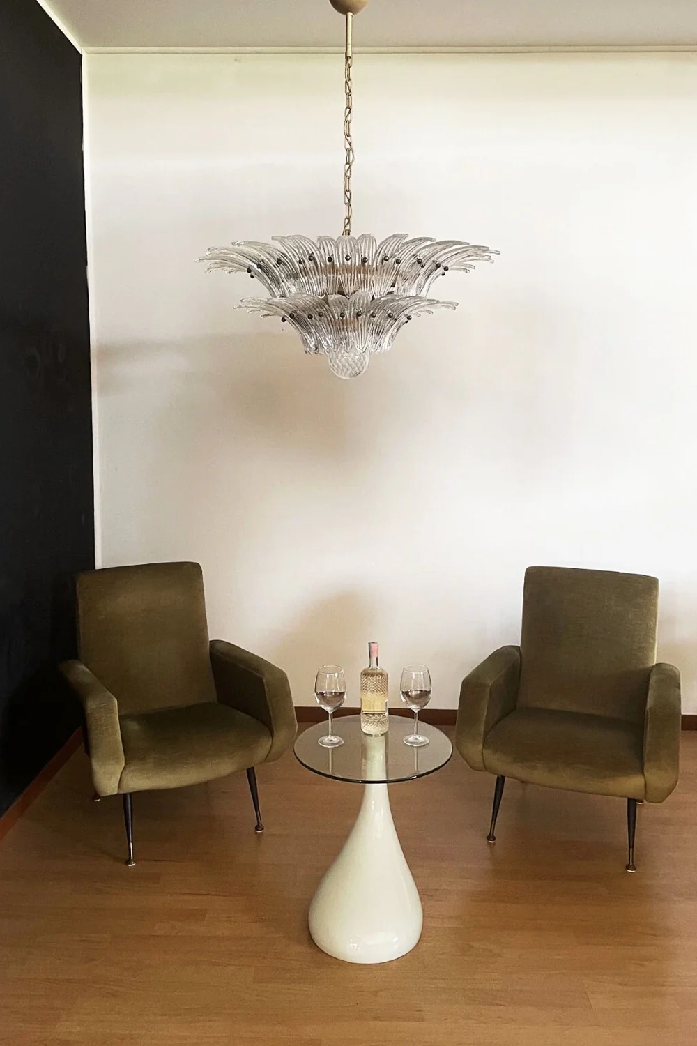 Two-Tier Art Palmette Chandelier - Image 6