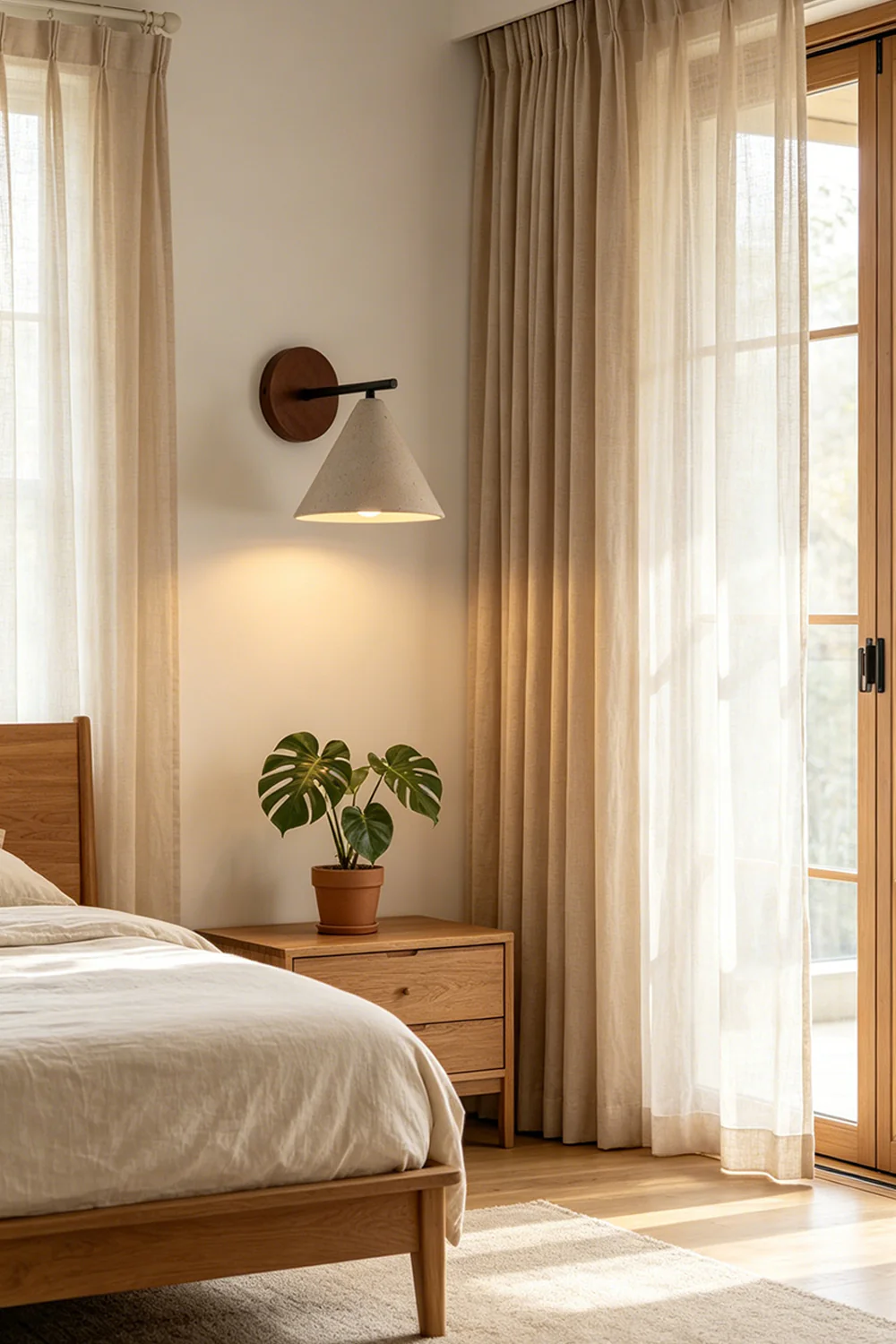 Vesper Cone Travertine Wall Light - Image 5