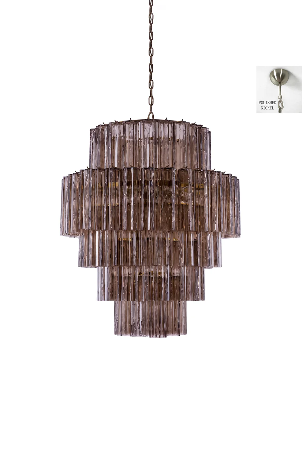 Vespera Glass Tiered Chandelier - Image 17