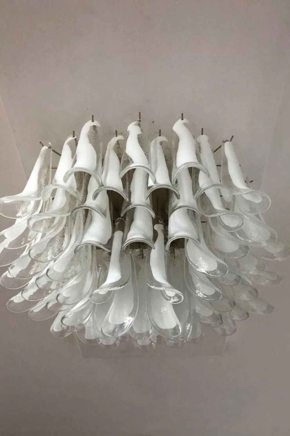 Vintage Art Handcrafted Petal Ceiling Lamp - Image 7