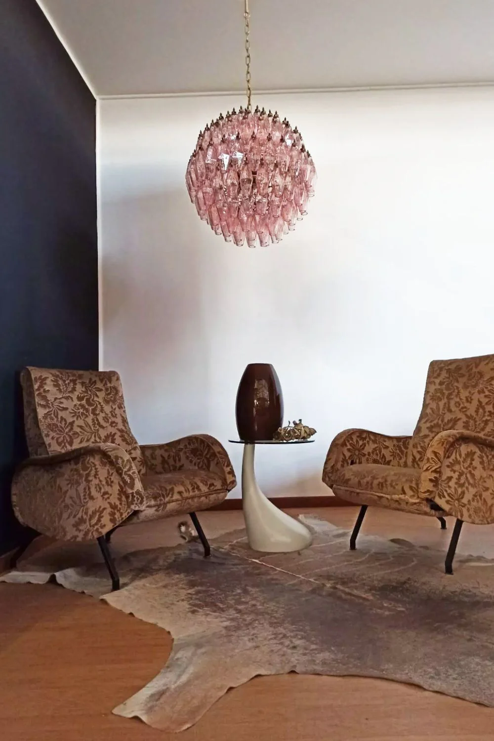 Vintage Art Sphere Chandelier - Image 4