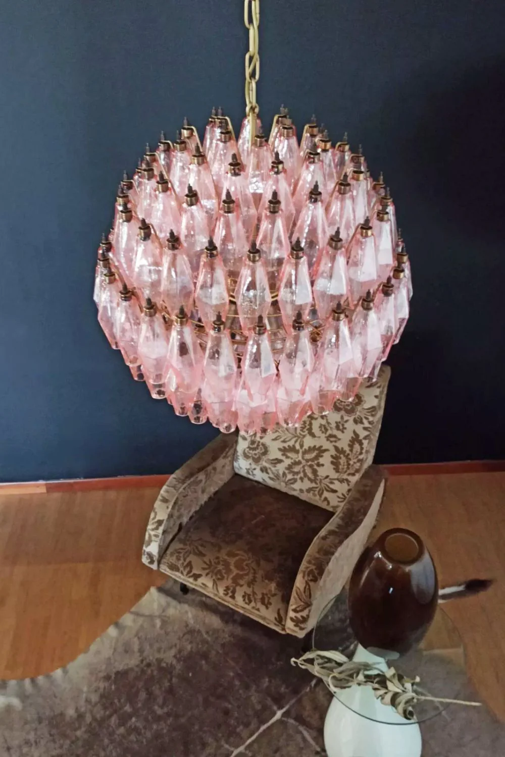 Vintage Art Sphere Chandelier - Image 5
