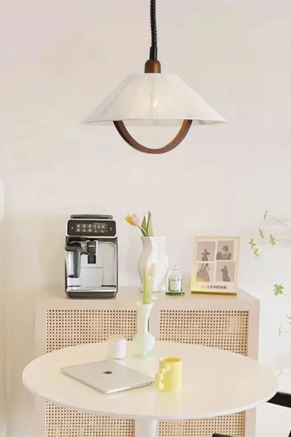 Vintage Cotton Pendant Lamp - Image 16