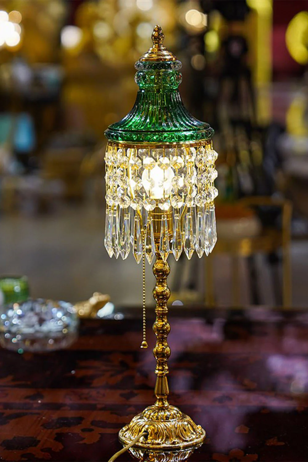 Vintage French Victorian Table Lamp - Image 10