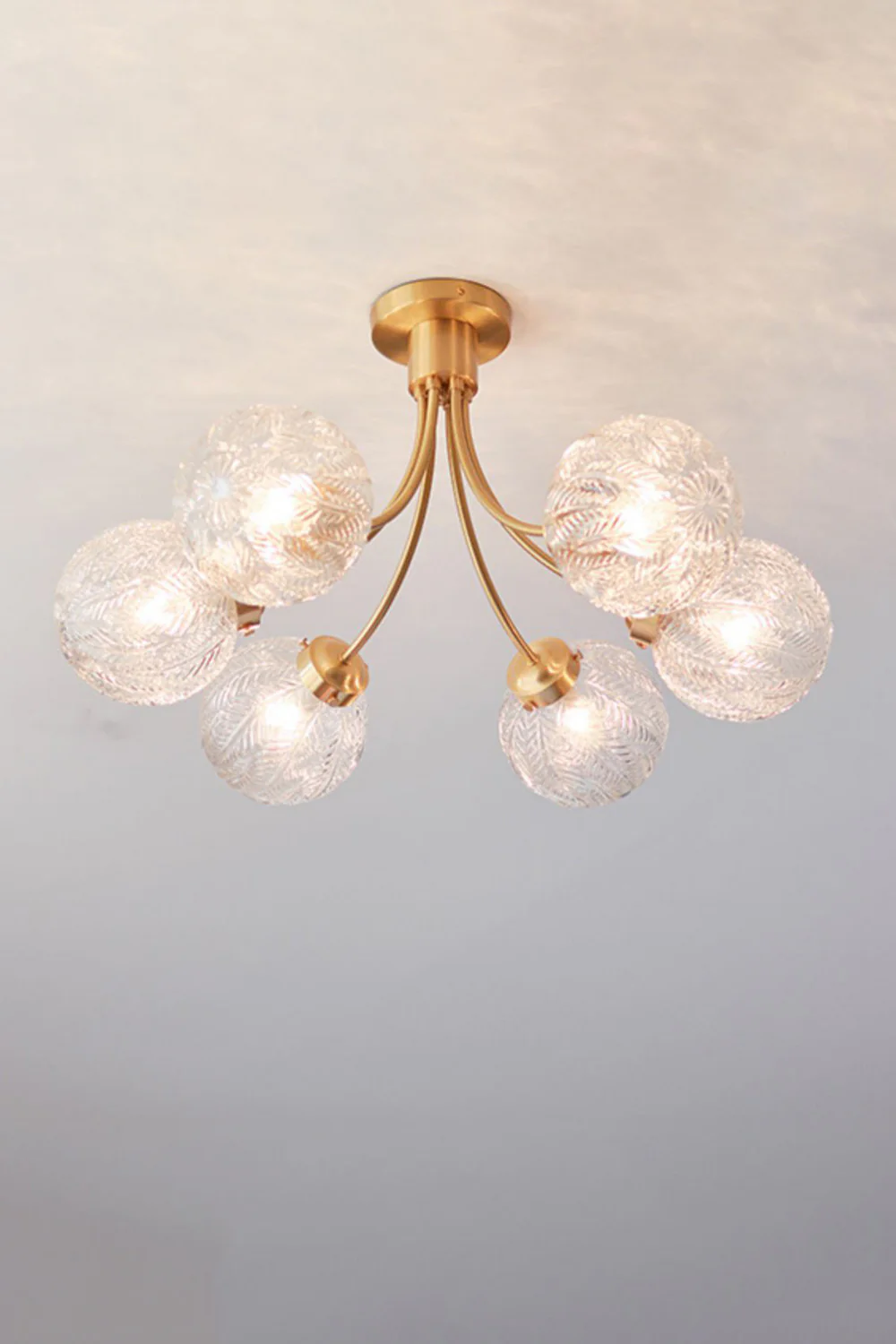 Vintage Glass Ceiling Lamp - Image 13