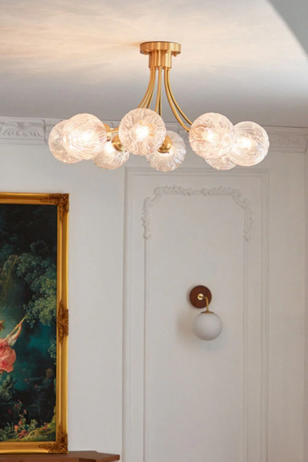 Vintage Glass Ceiling Lamp - Image 32