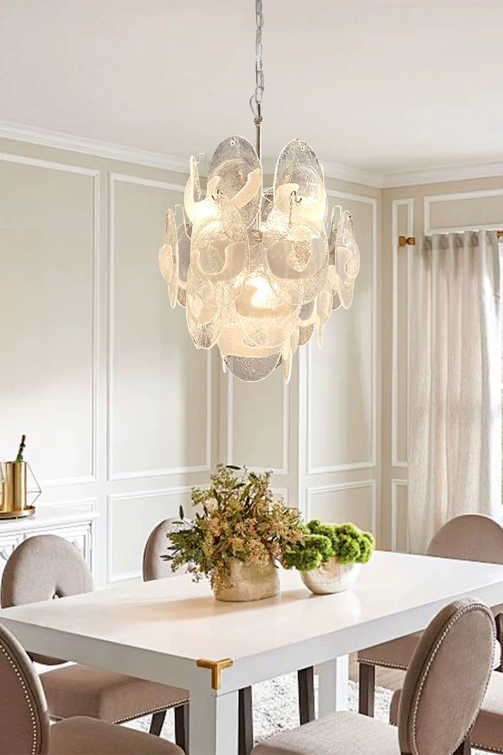 Vintage Italian Art Chandelier - Image 5