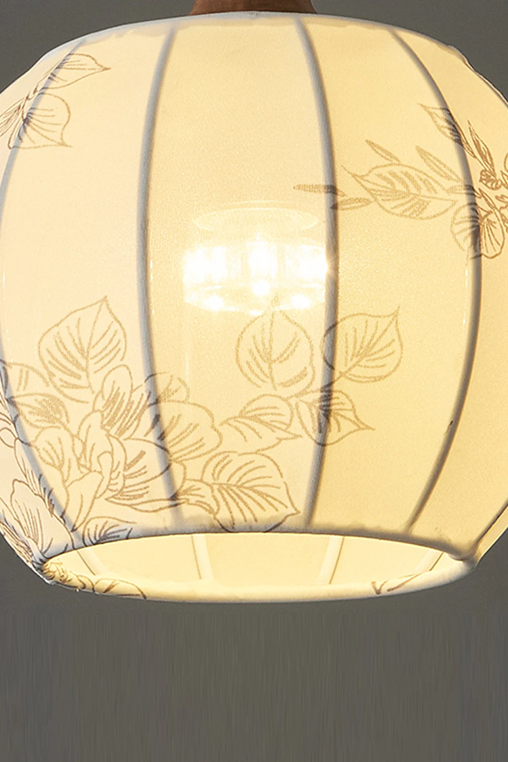 Vintage Walnut Ceiling Light - Image 9