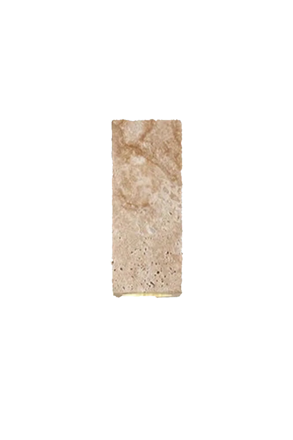 Vintage Yellow Travertine Wall Lamp