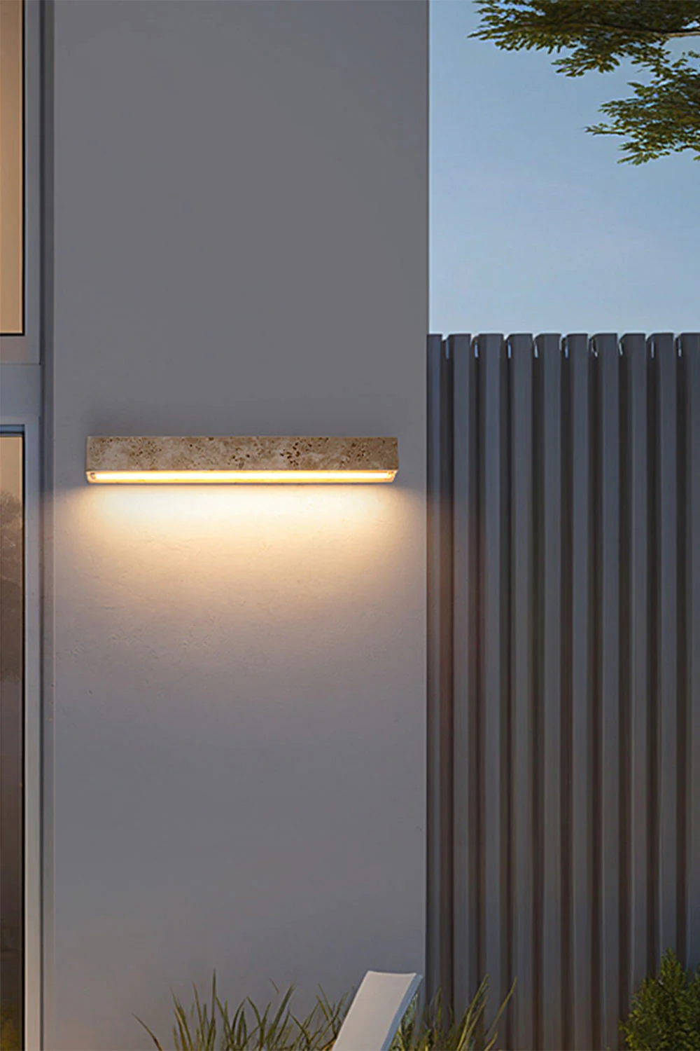 Wabi-Sabi Stone Wall Lamp - Image 2