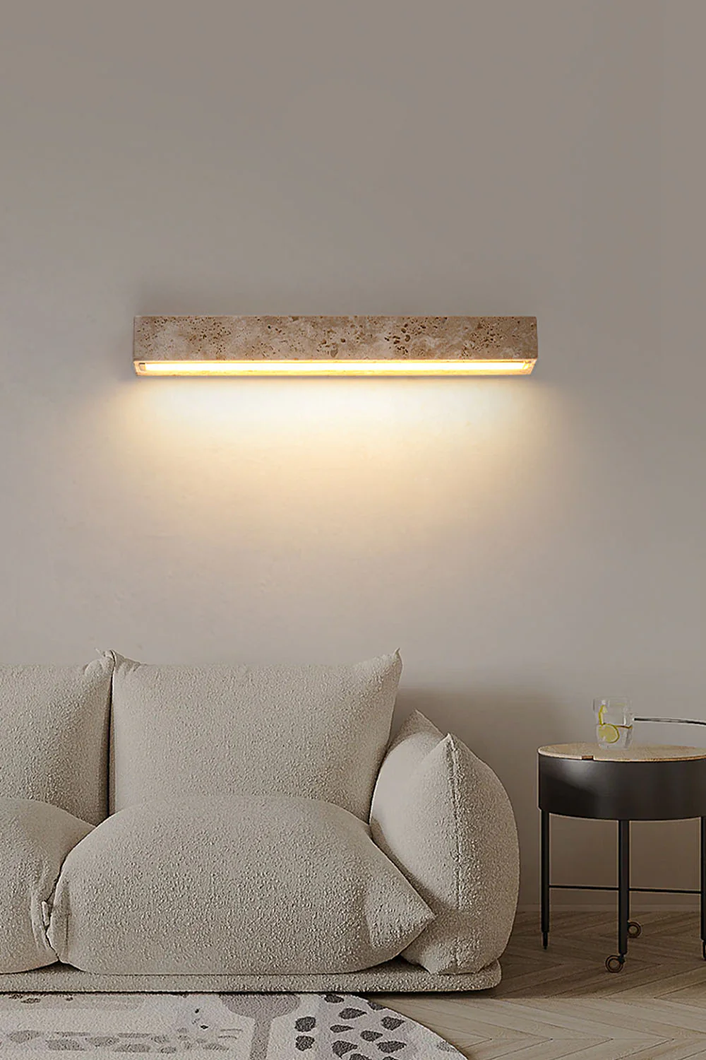 Wabi-Sabi Stone Wall Lamp - Image 7
