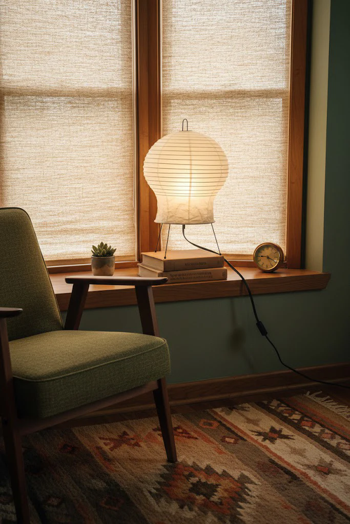 Washi Paper 2N Table Lamp - Image 3