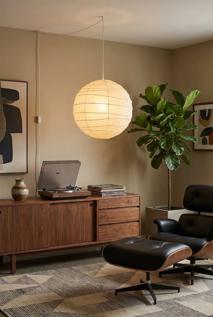 Washi Paper 45D Pendant Lamp - Image 2