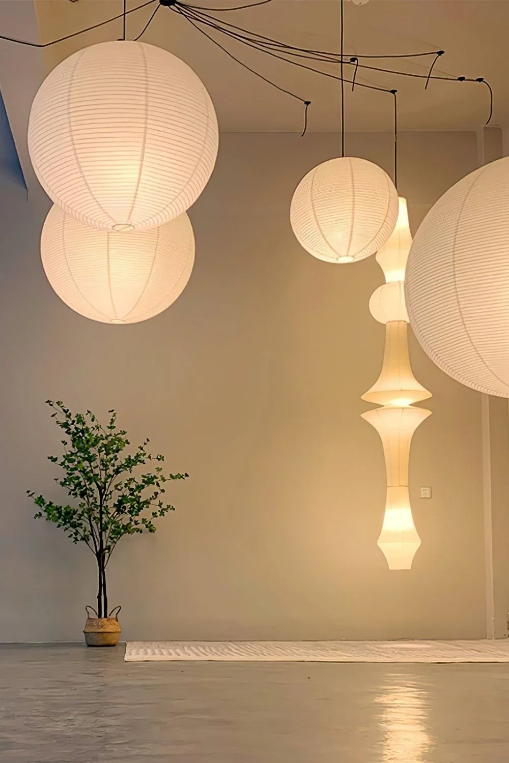 Washi Paper 70A Pendant Light - Image 13