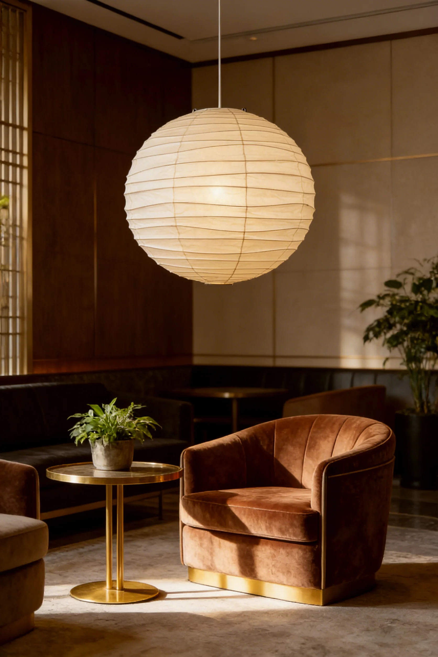 Washi Paper 75D Pendant Lamp - Image 3