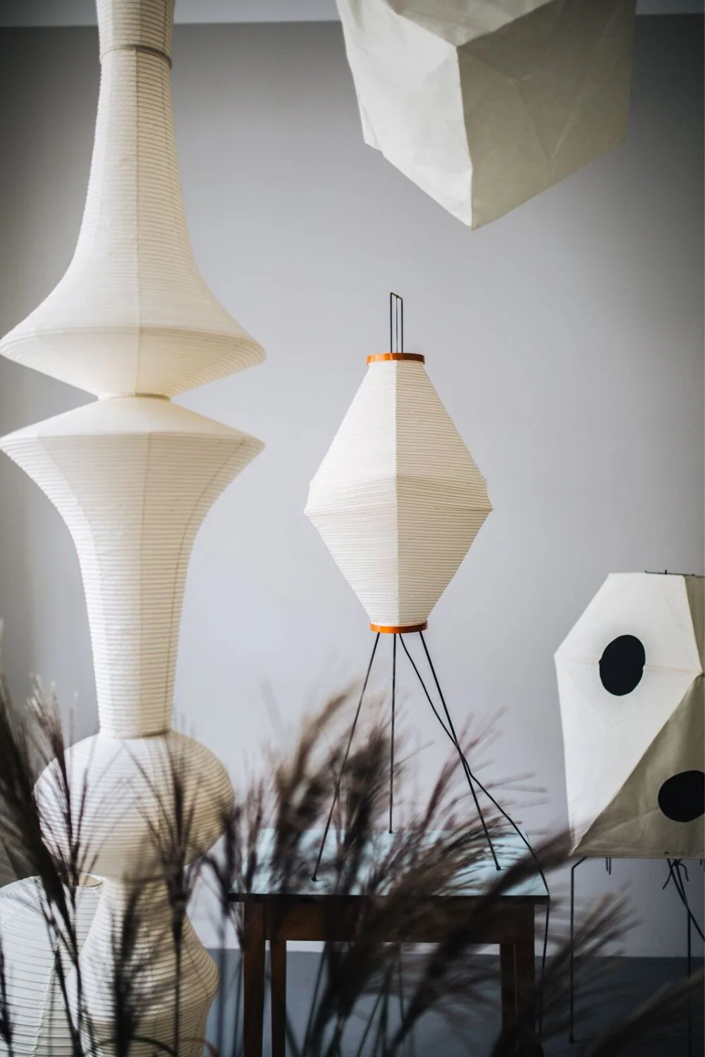 Washi Paper E Ceiling Lamp - Image 13
