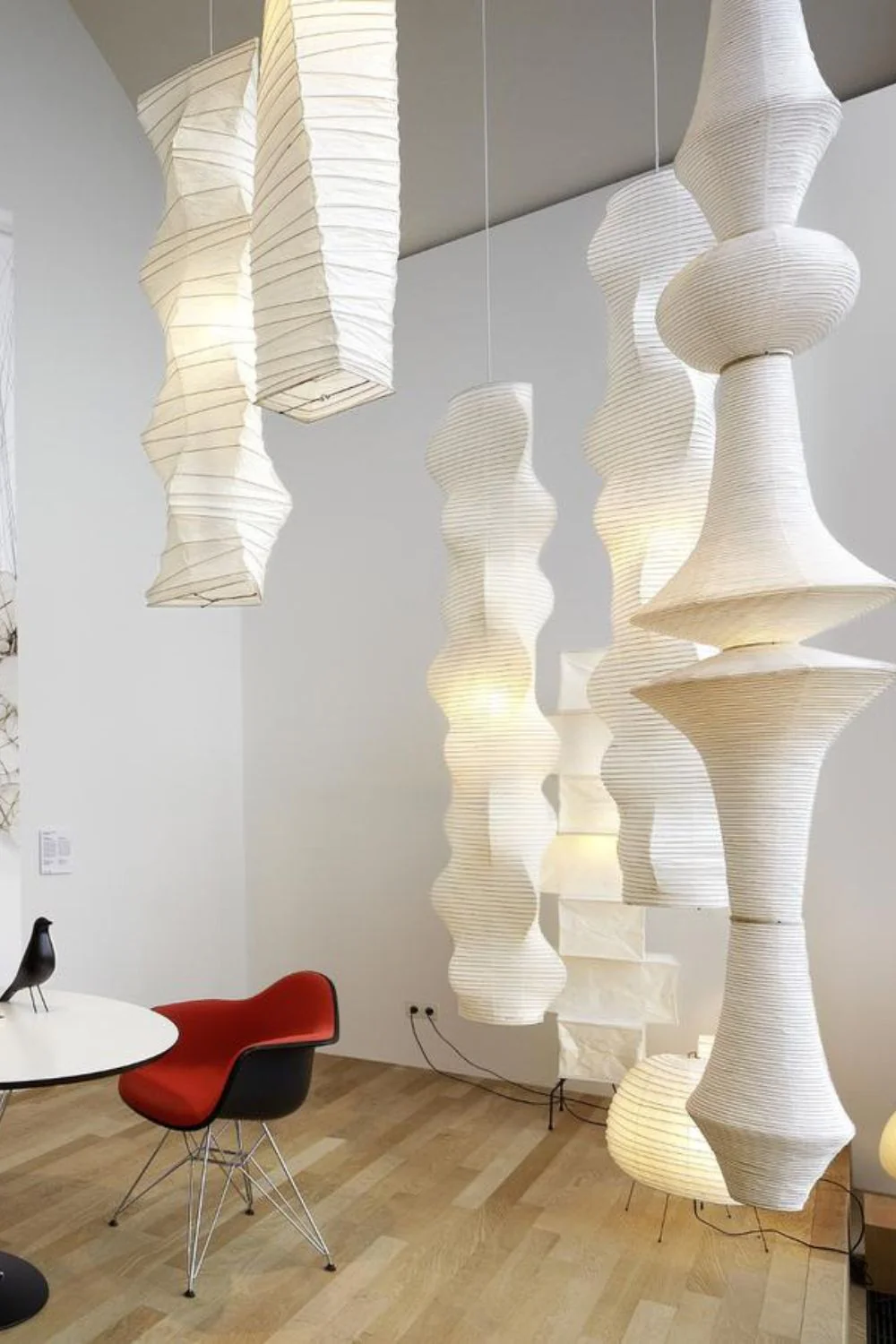 Washi Paper E Ceiling Lamp - Image 14
